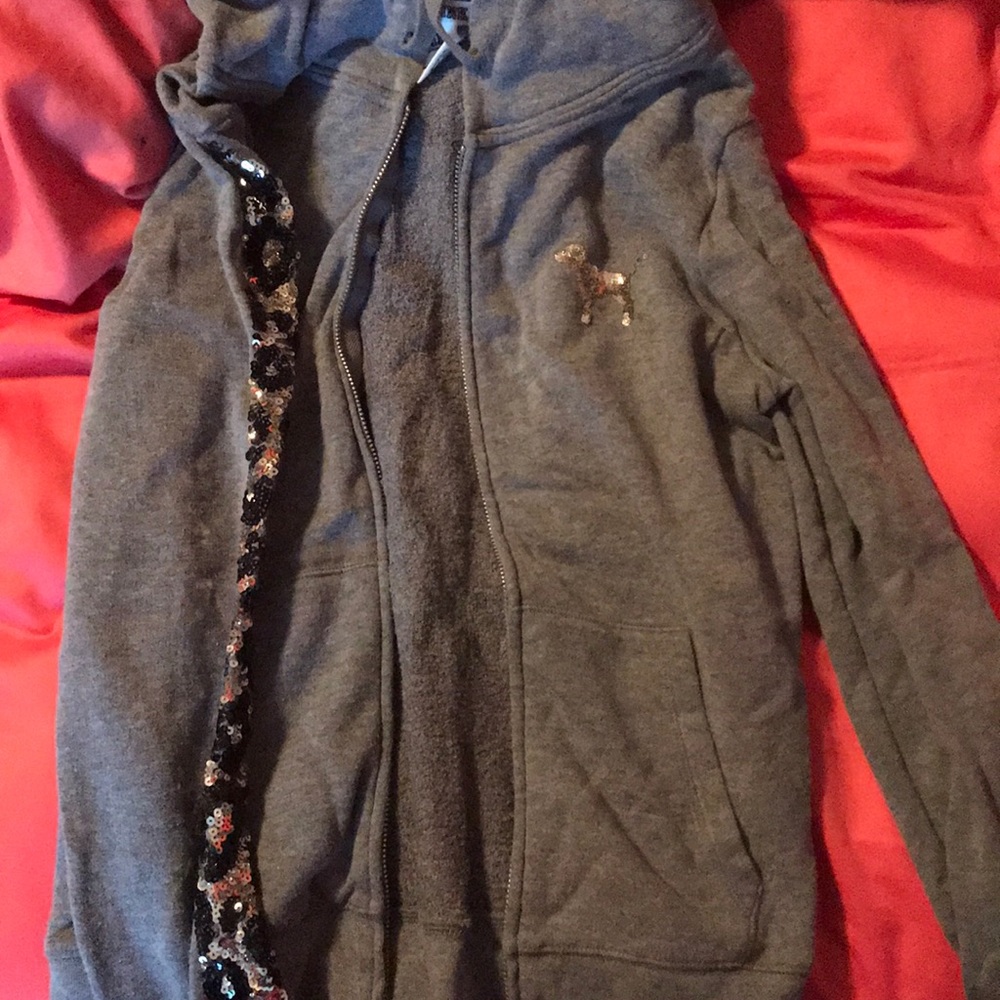 Victoria’s Secret Pink zip up hoodie